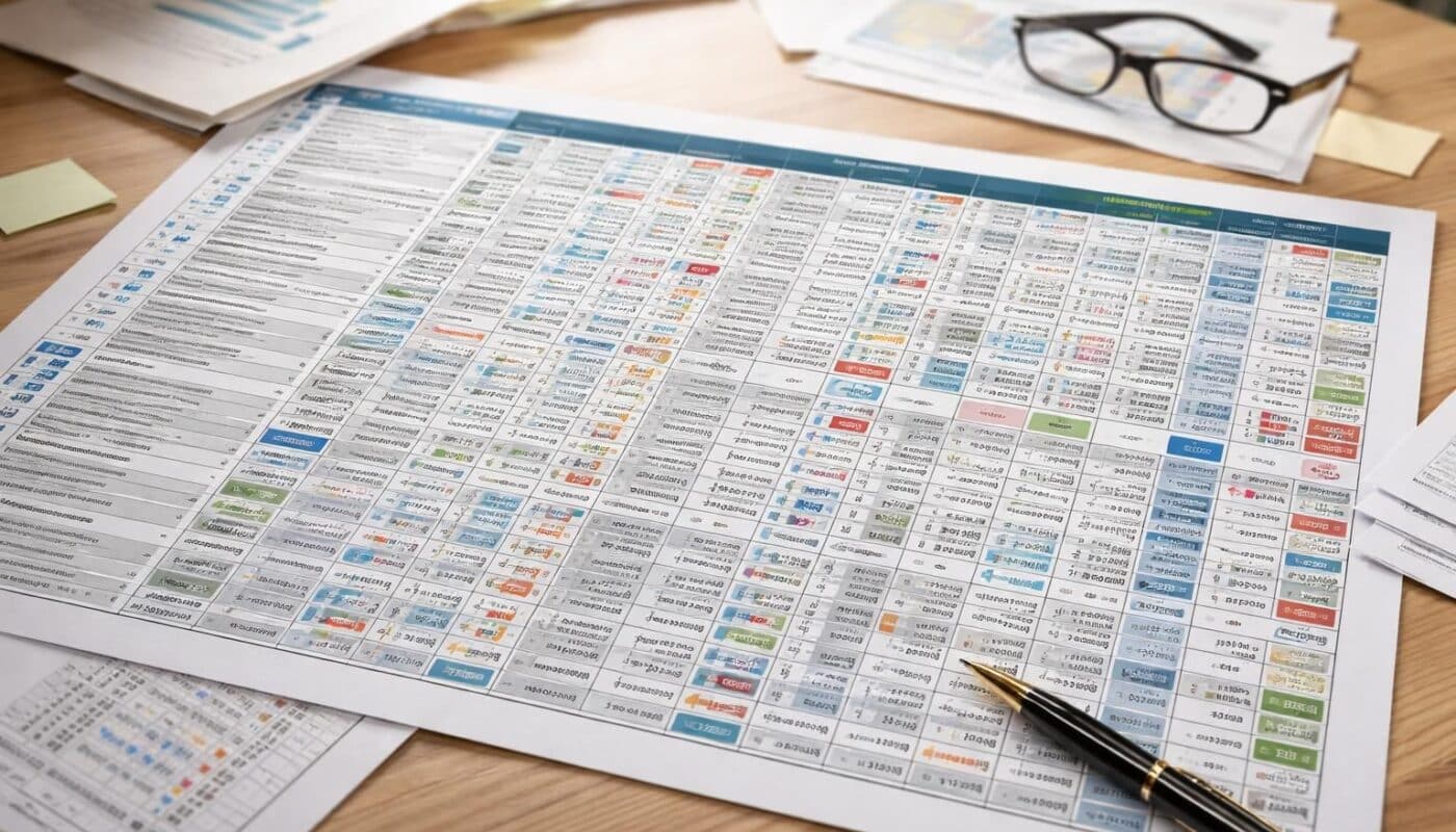 découvrez comment déchiffrer facilement les tableaux de garanties complexes pour mieux comprendre vos contrats d'assurance.